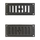 Grille d'aération rectangulaire réglable en fonte 180 x 75 mm