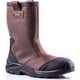 Demi-bottes fourrées STEP SILVER marron S3 - 47