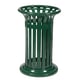Corbeille à poser TULIPE - 60 L - vert mousse RAL 6005