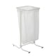 Support de sac tubulaire sur pieds TUBAG - 110 L - blanc signalisation RAL 9016