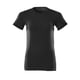 T-shirt femme recyclé CROSSOVER noir foncé