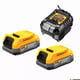 Pack batteries et chargeur pour outillage électroportatif DCB1102E2-QW - 2 batteries 18V 1,7Ah XR - chargeur