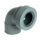 Coude PVC 87°30 système J mâle-femelle