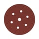 Disque abrasif appliqué P64E Selfgrip - 7 trous - diamètre 150 mm