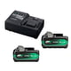Pack batteries et chargeur pour outillage électroportatif UC18YSL3WHZ - 2 batteries 36V 2,5Ah - chargeur rapide