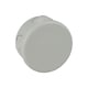 Boîte étanche grise de connexion Ø 70 x 35 mm avec cônes