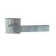 Béquille double sur rosace HUDSON 894 inox - 38 à 43 mm - bec de cane