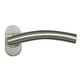 Béquille double sur rosace HUDSON 794 inox - 38 à 43 mm - bec de cane