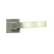 Béquille double sur rosace HUDSON 893 inox - 38 à 43 mm - bec de cane