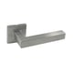 Béquille double sur rosace HUDSON 893 inox - 38 à 43 mm - bec de cane