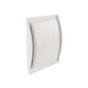 Grille d'aération NEOLIA spéciale gaz blanc 180 x 180 mm diamètre 125 mm