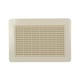 Grille d'aération GAPM spéciale façade rectangulaire 226 x 323 mm blanche