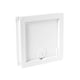 Chatière porte à chat à volet battant magnétique blanche