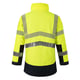 Parka haute visibilité LUMINA jaune/marine