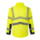 Blouson softshell haute visibilité LUMINA 2 en 1 jaune/marine