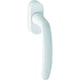 Poignée de fenêtre ATLANTA blanc RAL 9016 carré de 7 mm longueur réglable de 20 à 30 mm