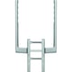 Poignée pour chassis levant coulissant TOULON F9 inox clé I (poignée double)