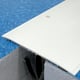 Couvre-joint de sol biseauté adhésif et percé aluminium anodisé 3000 x 140 mm