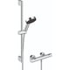 Combiné de douche avec mitigeur thermostatique Ecostat Fine C3 chromé