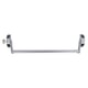 Serrure antipanique ISY BAR coupe-feu 1 point argent