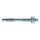 Goujon d'ancrage FIX S avec écrou et rondelle Zinc Diamètre 6 mm électrogalvanisé