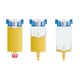 Graisseur automatique monopoint à gaz LAGD/EM2 pour roulements forte viscosité avec lubrifiants solides - Cartouche de 125 ml