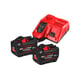 Pack batteries et chargeur pour outillage électroportatif M18 FORGENRG-122 - 2 batteries 18V 12Ah - chargeur rapide