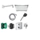 Kit complet de douche encastré thermostatique Crometta E 240 chromé