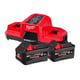 Pack batteries et chargeur pour outillage électroportatif M18 FORGENRG-602DBSC - 2 batteries 18V 6Ah FORGE™ - chargeur double