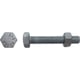 Boulon tête hexagonale SB ISO 4017/4032 Filetage total classe 8,8 galvanisé