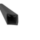 Joint anti-pince doigts pour porte bois longueur 1400 mm 40 x 40 mm noir