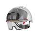 Casque de protection EVO® VISTAlens™ ventilé avec porte-badge et CR2 - blanc