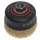 Brosse coupe à fil ondulé en acier M14