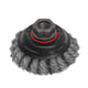 Brosse conique à fil torsadé en acier M14