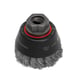 Brosse coupe à fil torsadé en acier M14 - Ø extérieur 65 mm