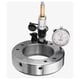 Comparateur à cadran horizontal TMCD - Capacité de mesure : 10 mm - Précision : 0,01 mm - Résolution : 0,01 mm - Type de dos : plat