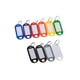 Porte clé à étiquette 54 mm x 22 mm (sachet de 100) - multi coloris
