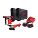 Lot de 2 outils électroportatifs 18V MILWAUKEE M18 BLPP2G-502X avec Perforateur M18 BLHX-0X SDS+ 26 mm, Meuleuse d'angle BLSAG125XPD 125 mm, 2 batteries et un chargeur - MY36