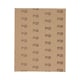 Feuille abrasive étanche - usage à sec - 230 x 280 mm - Grain 120 par 3 pièces