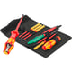 Tournevis porte embout TURBO isolé 1000 V avec embouts de vissage 157 mm isolés 1000 V - 16 pièces