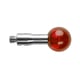 Stylet droit bille rubis tige inox