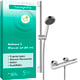Combiné de douche ACTIVERA SELECT S avec mitigeur thermostatique Ecostat Fine