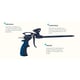 Pistolet pour mousse PU FOAMGUN