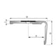 Nez de marche à visser 1T - 50x32 mm - longueur 3000 mm