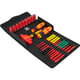 Embouts de vissage isolé 1 000 V avec tournevis en T isolés 1 000 V manches de tournevis et douilles isolés 1 000 V Kraftform Kompakt VDE 24 Allrounder Set 1 - 25 pièces
