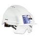 Casque de protection IRIS 2 ventilé et porte-badge - blanc
