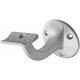 Support de rampe courbé déport 75 mm socle concave - aluminium