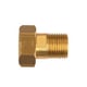 Raccord de compteur laiton avec plats D107