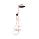 Colonne de douche thermostatique CERATHERM ALU+ rose brossé