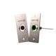 Bouton poussoir inox en applique lumineux et braille en applique PB19IR_L à infrarouge large